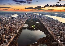 Central Park aerial view