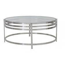 Chrome And Glass Large Round Coffee Table Mylestone Interiors Ltd