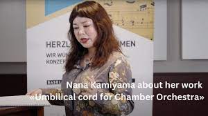 Nana Kamiyama talks about «Umbilical cord for Chamber Orchestra» - YouTube