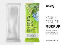 Sauce Sachet Mockup Sachet Mockup Mockup Design