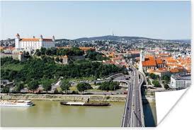 Exact time now, time zone, time difference, sunrise/sunset time and key facts for bratislava, slowakije. Bol Com Hoofdstad Van Slowakije Bratislava Poster Papier 120x80 Cm Foto Print Op Poster