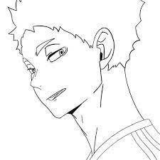 We have 35 images about anime drawings outline including images, pictures, photos, wallpapers, and more. Akaashi Coloring Page 1 In 2021 Anime Lineart Anime Drawings Tutorials Anime Character Drawing