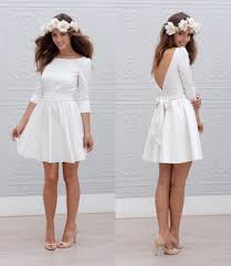 Short Casual Wedding Dresses Short Casual Wedding Dresses Simple Casual Wedding D In 2020 Short Bridal Gown Informal Short Wedding Dress Courthouse Wedding Dress Short