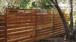 This mixed wood design is sleek and stylish. Horizontal Fence Easy Diy Project Youtube