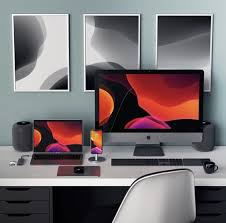 Setup Macbook Pro Imac Pro One Pixel Unlimited Imac Setup Imac Desk Setup Computer Desk Setup