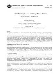 Leverage statistical analyses and social media interactions to increase sales. Pdf From Marketing Mix To E Marketing Mix A Literature Overview And Classification