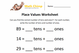 The sheets have been graded in order of difficulty with the easiest ones first. Understand Place Value 1st Grade Math Chimp