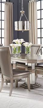 Double Pedestal Dining Table Modern Glam Luxury Dining Room Dining Table Decor Home Decor