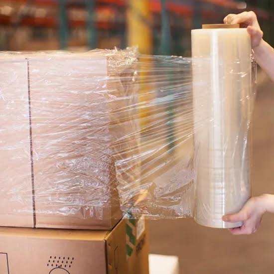 Professional packing materials including moving boxes bubble wrap stretch film and blankets