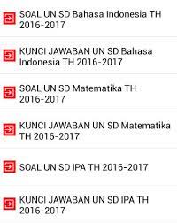 Maybe you would like to learn more about one of these? Soal Un Sd Mi 2017 Fur Android Apk Herunterladen