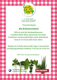 Diese und andere sehenswürdigkeiten besuchen sie bei dem. Werbung Fur Berufliche Bildung Grune Sosse Tag In Frankfurt Handwerkskammer Frankfurt Rhein Main