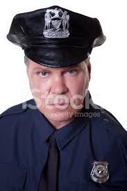 Foto de stock de Policía Mirando