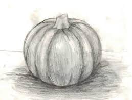 Pumpkin Pumpkin Drawing Fall Drawings Shading Drawing