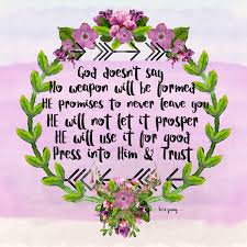 This is the heritage of the servants of the lord, and their righteousness is of me, saith the lord. No Weapon Formed Against You