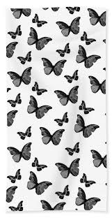 Aesthetic butterfly wallpapers top free aesthetic. Black And White Butterfly Glam 1 Pattern Decor Art Towel Beach Towel 32 X Black Aesthetic Wallpaper Butterfly Black And White Black And White Wallpaper