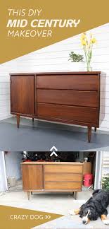 With short tapered legs and a square shape, this bar cabinet has a sleek design that lends itself to being an easy addition to most rooms of your home. How To Our Refinish A Mid Century Modern Buffet Merrypad