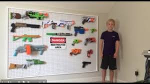 The tall part that the paper targets attach to is made from a 1×2. Nerf Gun Storage On Pegboard Diy Youtube