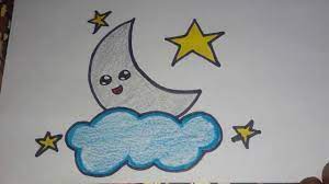 What's more, by focusing on the details, it will also improve their ability to pay attention. How To Draw Moon And Cloud Easy Drawing For Kids Youtube