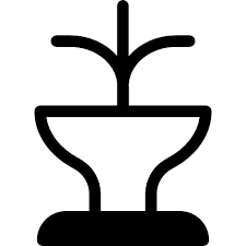 From either the left and right ends of the oval, extend a set of lines down. Drawing Icon Water Fountain Png Transparent Background Free Download 16444 Freeiconspng
