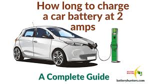 The time varies according to the amperage and size of the battery. How Long Does It Take To Charge A Car Battery At 2 Amps
