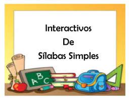 Preescolar interactivo, mexico city, mexico. Material Interactivo Para Trabajar Las Silabas Para Preescolar Y Primaria Orientacion Andujar
