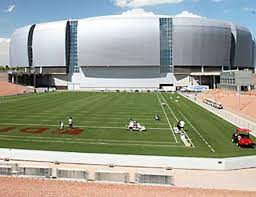 Cardinals Field Looks More Like Desert Than Grass Profootballtalk Arizona Cardinals Stadium University Of Phoenix Stadium Nfl Stadiums