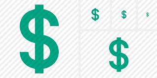 In common usage, the sign appears to the left of the amount specified, e.g. Dollar Icon Symbol Color Professional Stock Icon And Free Sets Awicons Com