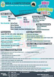 We did not find results for: Bisa Competition 2021 Digelar Online Smpit Bakti Insani