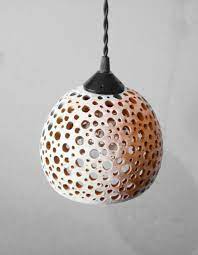 Ceramic lighting fixtures without grounds meanings. Hollie Lightlighting Pendant Light Ceramic Lighting Etsy Pottery Lighting Ceramic Pendant Light Pottery Lamp