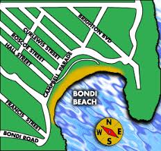 Bondi beach australia bondi beach is a popular beach is the world famous beach in the sydney australia. Maps Of Bondi Beach