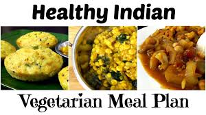Healthy Indian Vegetarian Meal Plan Breakfast Lunch Dinner