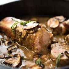 Pork Tenderloin With Creamy Marsala Sauce Recipe Pork Tenderloin Recipes Recipetin Eats Food Recipes