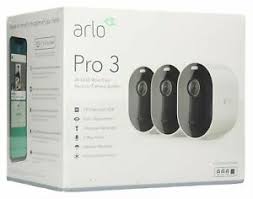 Spot unique details with colour night vision and see more in dark areas with the integrated spotlight. Brand New Arlo Pro 3 2k Hdr Wire Free 3 Pack Camera Security System Bundle Bnib 193108140577 Ebay