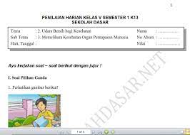 Kunci jawaban tematik kelas 5 tema 3 makanan sehat &mldr; Soal Penilaian Harian Kelas 5 Tema 2 Subtema 3 Dan Kunci Jawaban Sekolahdasar Net