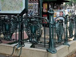 Entrances To Metro Station Early 20th Century Paris By Hector Guimard Paris Century Art Nouveau