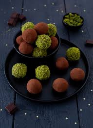 Truffes Chocolat Pistache Truffes Au Chocolat Recette Truffe Chocolat Truffe Recette