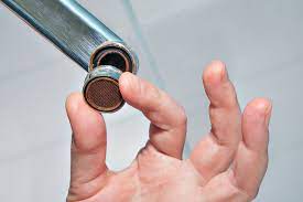 Usually, this works by placing the screwdriver's head between the faucet and aerator to a counterclockwise angle and slightly hitting it repeatedly. How To Remove A Faucet Aerator Faucets Rated