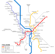 Urbanrail Net Europe France Toulouse Metro Tram Toulouse Toulouse France Metro Map