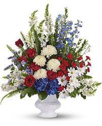 Memorial day flowers for vases. Patriotic Flowers For Memorial Day Remembrance Central Square Florist Central Square Florist