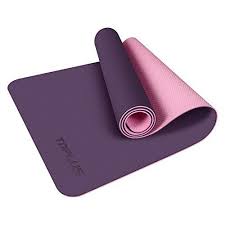 Toplus Yoga Mat Upgraded Yoga Mat Eco Friendly Non Slip Exercise Fitness Mat With Carrying Strap Workout Mat F Yoga Mats Best Floor Workouts Mat Exercises