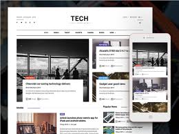 Free Technology News Website Html Template Technology Has Dominated Our Lives Ever Since We Hav Magazine Website Website Template Free Website Templates Html5