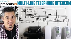Multi Line Telephone Intercom Youtube