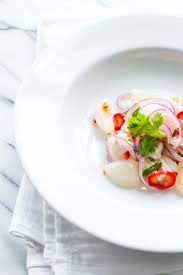 Lychee Ceviche Love And Olive Oil Recipe Lychee Recipes Ceviche Lychee