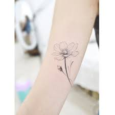 October Flower Cosmo Flower Tattoo Shoulder Cosmos Tattoo Toe Tattoos