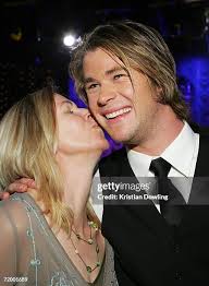 Actor Chris Hemsworth and dance partner Abbey Ross attend the Dancing...  News Photo