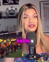 Toda la música tiene un porqué 🖤(video completo en mi canal de YouTube)  #karolg #copaamerica #argentina #colombia #himnonacional #analisis #reaccion