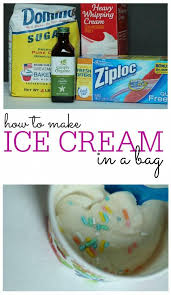 This is an easy diy tutorial using ingredients you already have in your kitchen. How To Make Ice Cream In A Bag