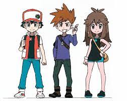 Blue), also known as leaf (リーフ riifu), is the female character in the firered and leafgreen games. Pokemon Lets Go Pokemon Firered Pokemon Game Characters Pokemon Characters