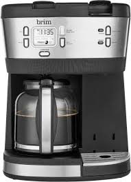 The smaller the brew size, the more intense flavor in your cup. Brim Triple Brew 12 Cup Coffee Maker Stainless Steel Black 50017 Best Buy