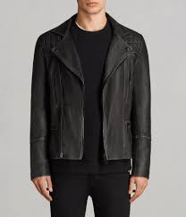 Mens Cargo Leather Biker Jacket Black Grey Image 1 Jackets Men Fashion